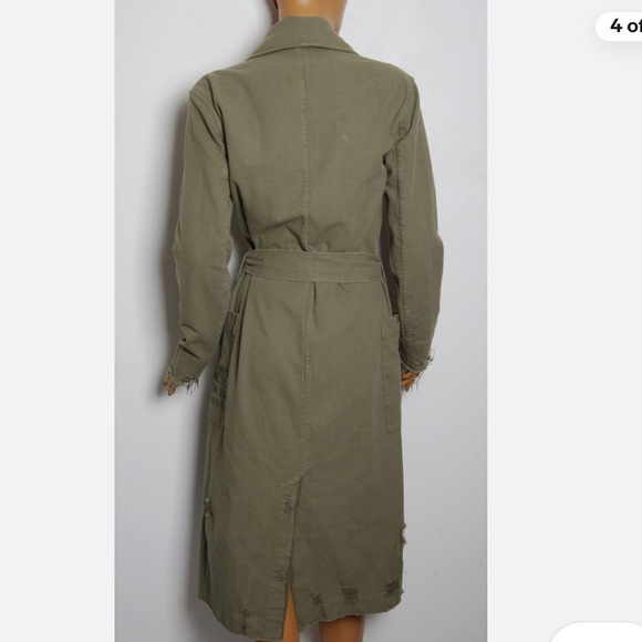 Alexander Wang Khaki Women's Trench Coat - Picture 7 of 10